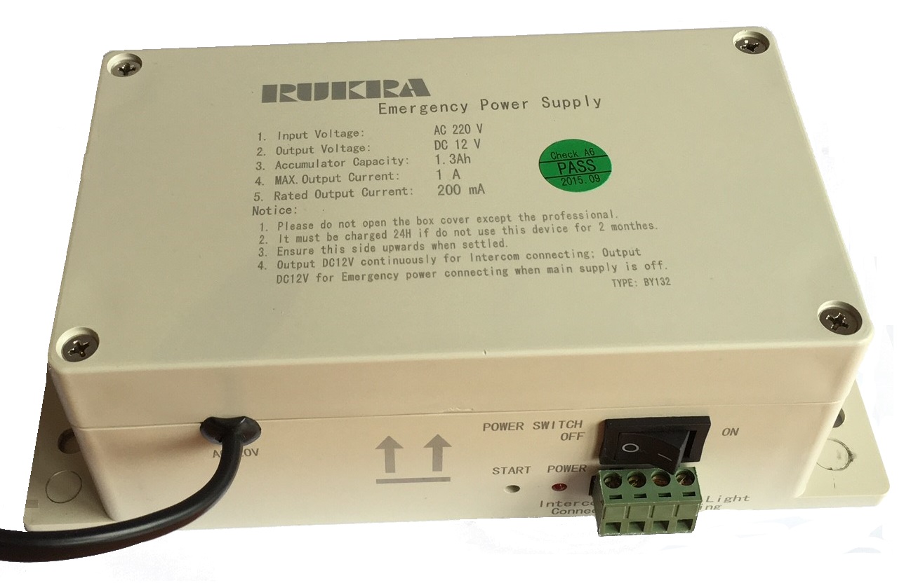 RUKRA Noodvoeding 12V DC
